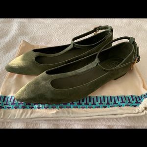 Tory Burch Ashton T-Strap Flat NEW